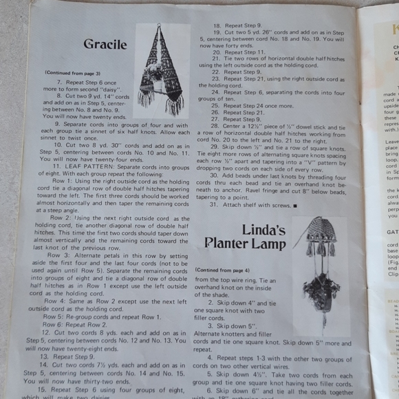Macrame instructional book - Picture 6 of 6